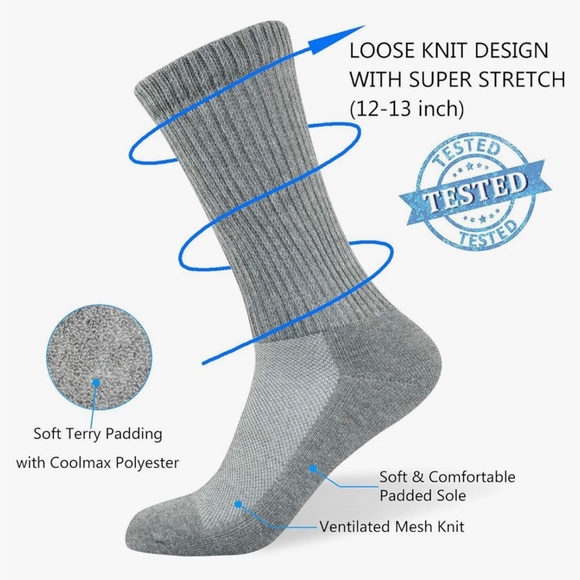 Well knitting Other - Well Knitting Diabetic Socks 4 Pairs XL NEW